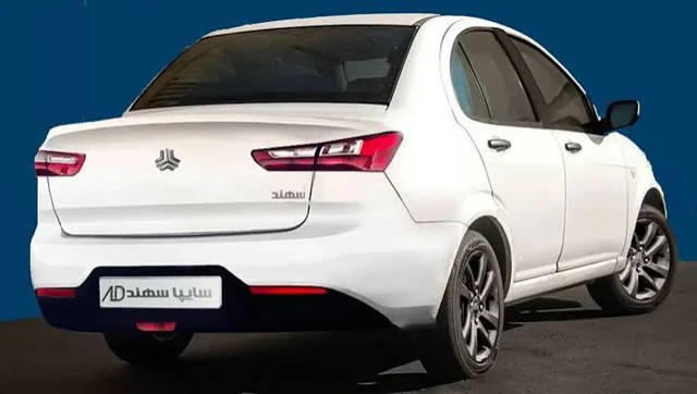 لنت ترمز عقب سهند Saipa Sahand برند پارس آبی صادراتی